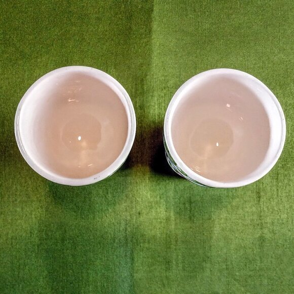 Ceramic Fruit & Vines Footed Egg Cups - Picture 7 of 8